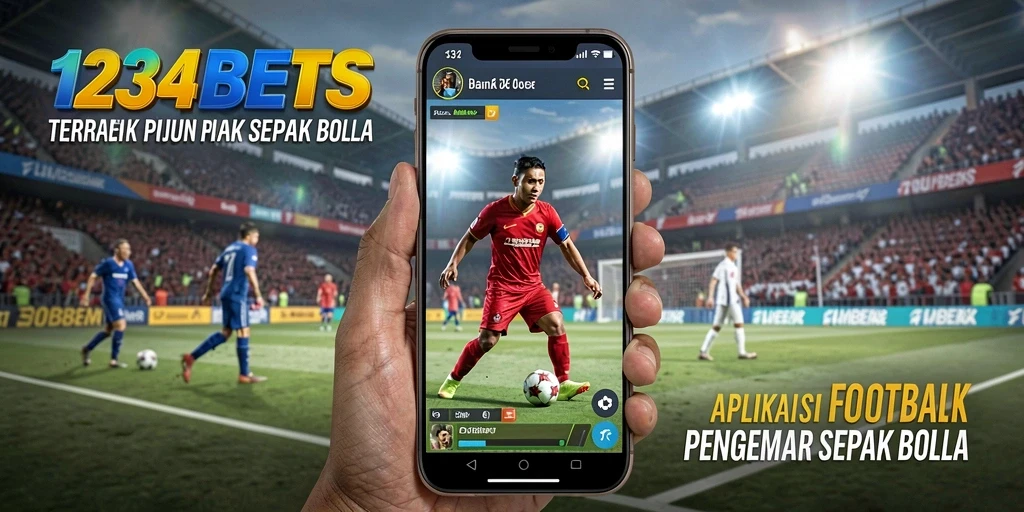 Tampilan gameplay menarik di dalam aplikasi 1234BETS untuk penggemar Football.