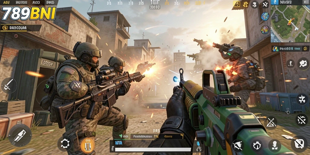 Tampilan gameplay 789BNI yang menegangkan saat pertempuran berlangsung.