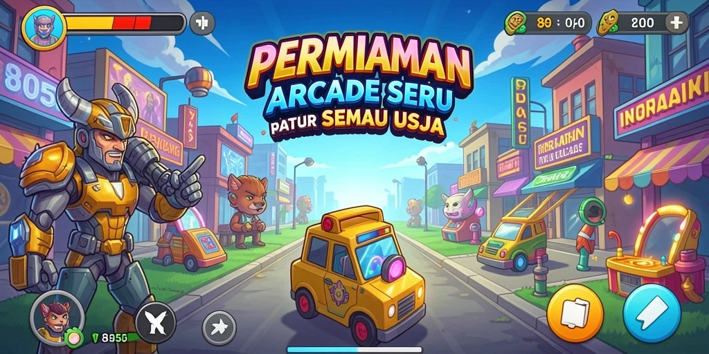Tampilan gameplay seru dari 8055 yang penuh aksi