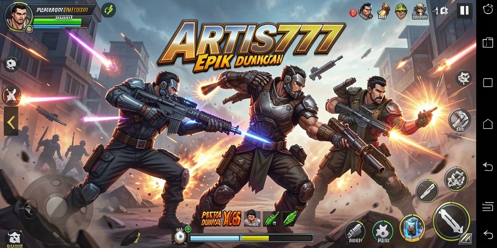 Gameplay mendebarkan dalam ARTIS777 dengan aksi seru.