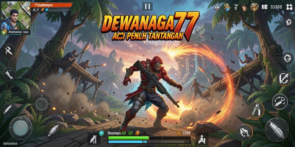 Tampilan gameplay seru dan menegangkan dari DEWANAGA77.