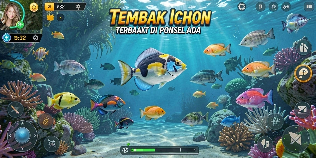 Tampilan gameplay F32 yang menarik dan menantang.