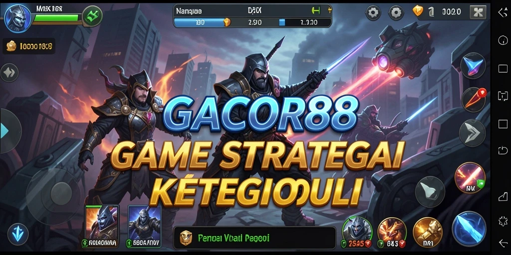 Tampilan screenshot GACOR88 yang menegangkan saat bertempur dalam strategi.