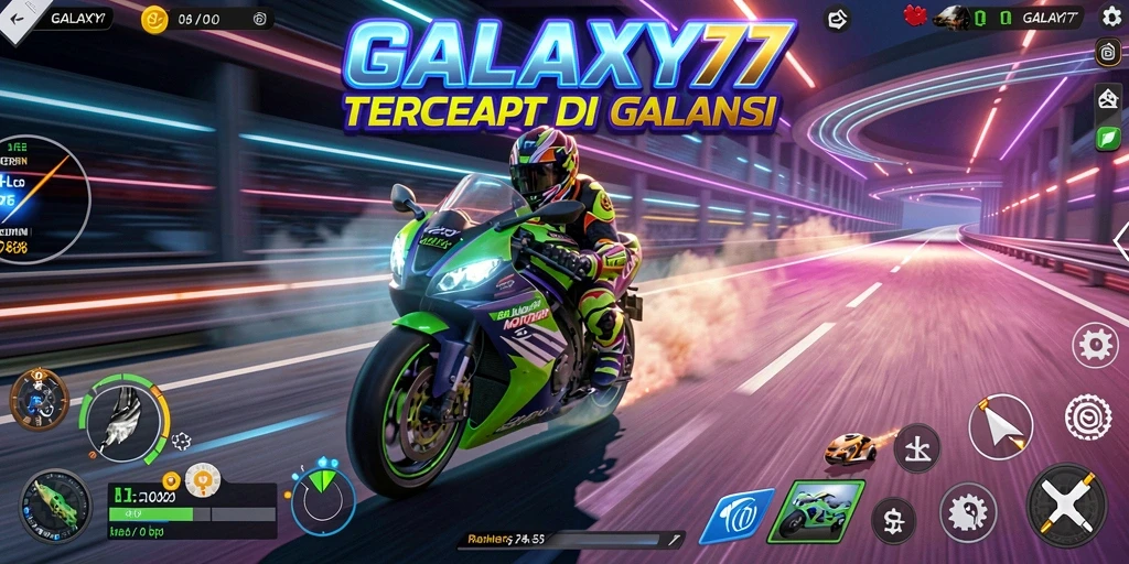 Tampilan gameplay GALAXY77 yang mendebarkan dan menegangkan.