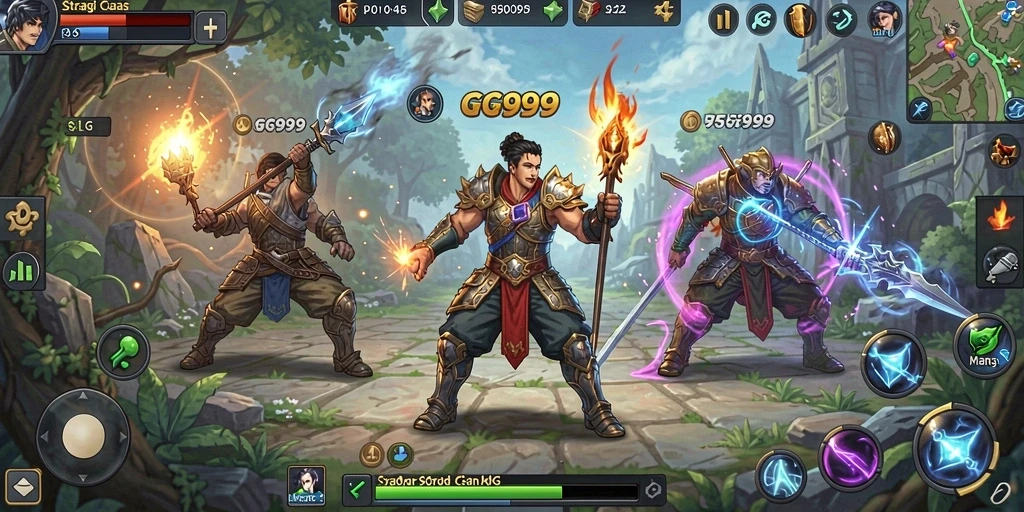 Gameplay seru dengan strategi dalam GG999.