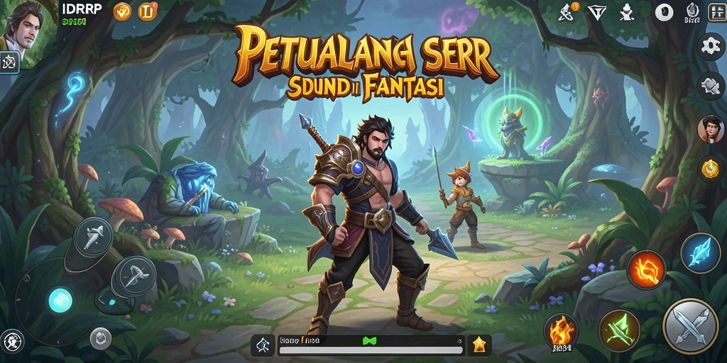 Tampilan gameplay seru dalam petualangan luar biasa IDRRP.