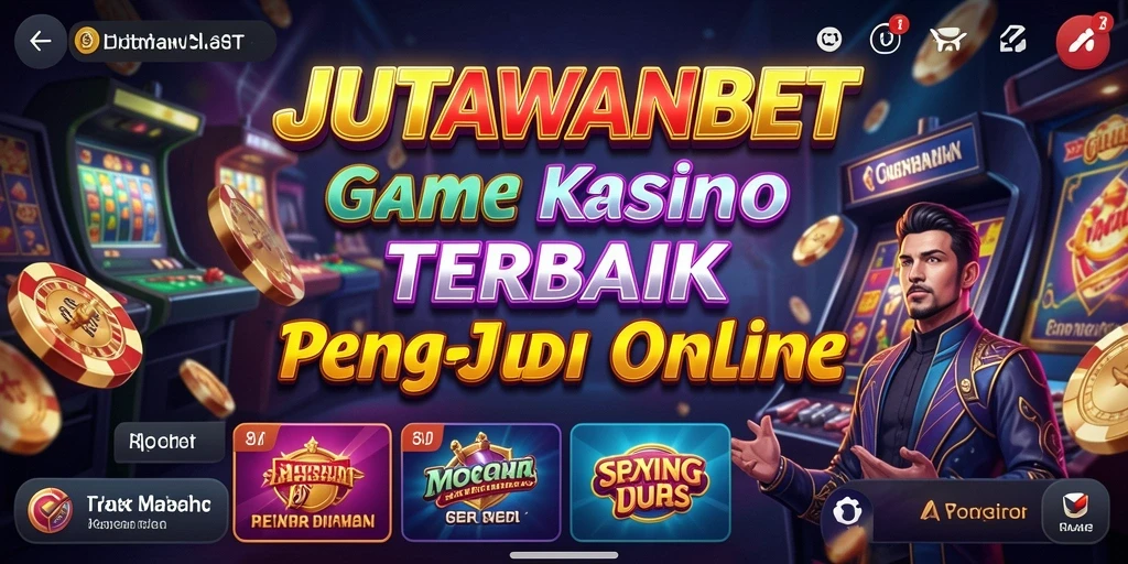 Tampilan menakjubkan dari gameplay Kasino di JUTAWANBET.