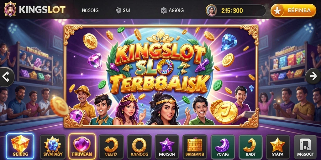 Tampilan gameplay KINGSLOT yang menarik dan mengasyikkan.