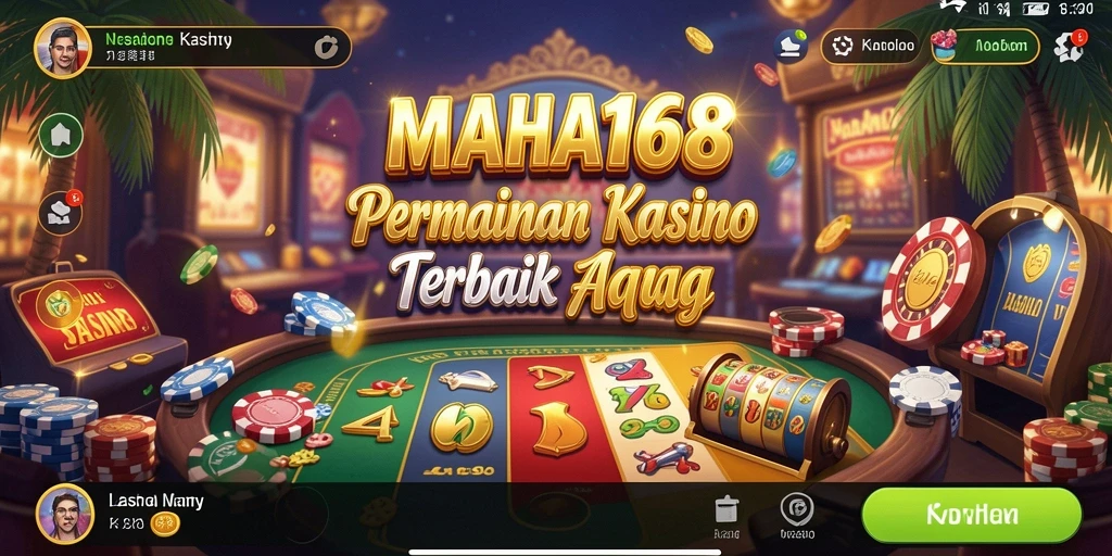 Screenshot gameplay MAHA168 menunjukkan aksi seru permainan Kasino.