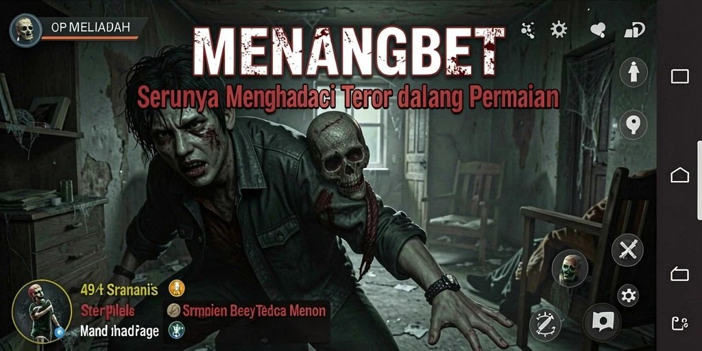 Tampilan gameplay MENANGBET yang penuh ketegangan dan misteri.