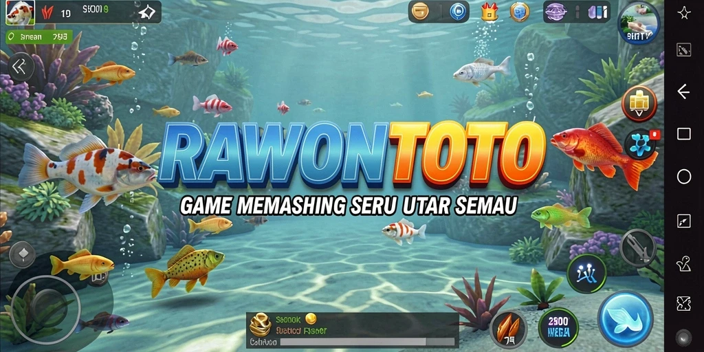 Gameplay RAWONTOTO yang menakjubkan dalam aksi memancing.