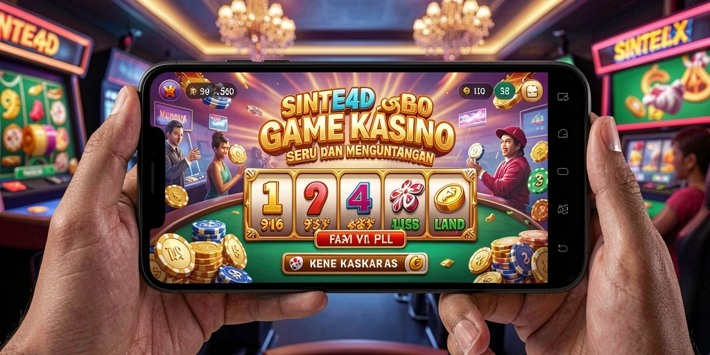 Gameplay menarik dari SINTE4D dengan suasana kasino yang nyata.