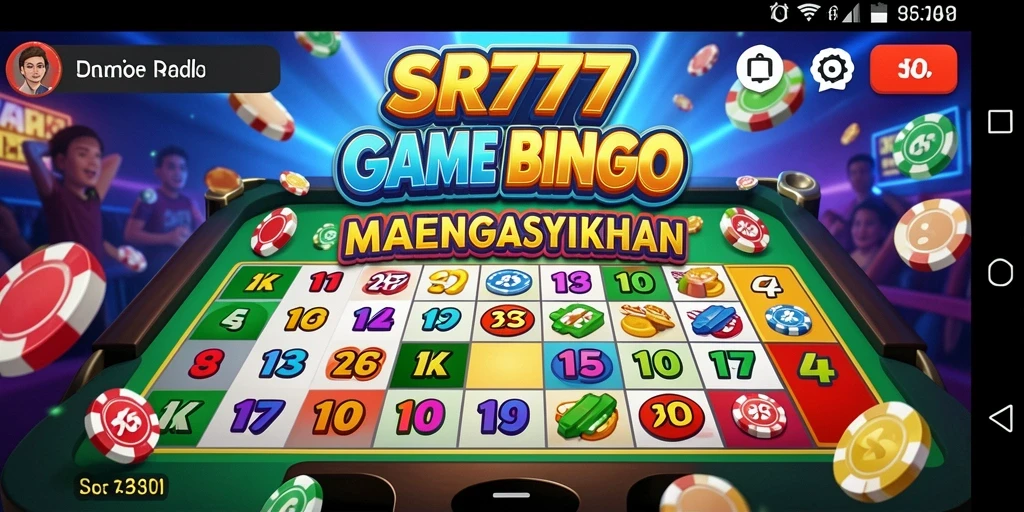 Tampilan gameplay seru di SR777 yang memukau para pemain Bingo.